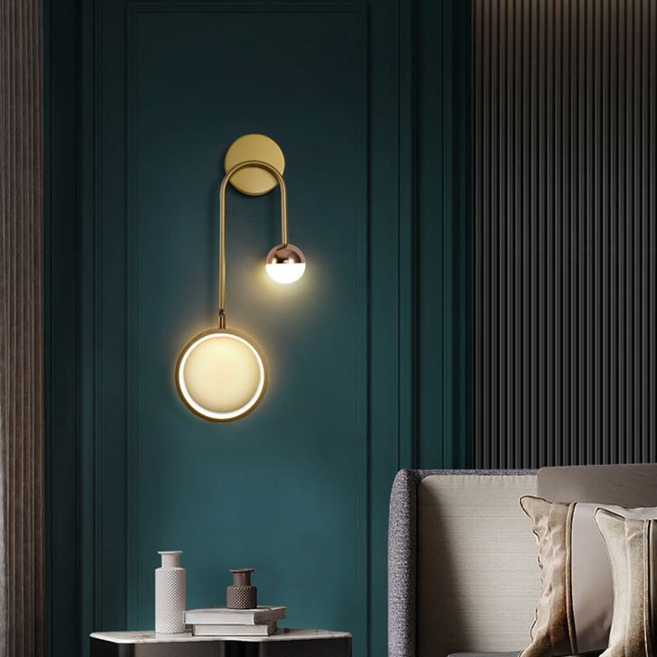 Kinkiet LED Ścienny | Lampa Do Sypialni-Wall Light-Polizatto