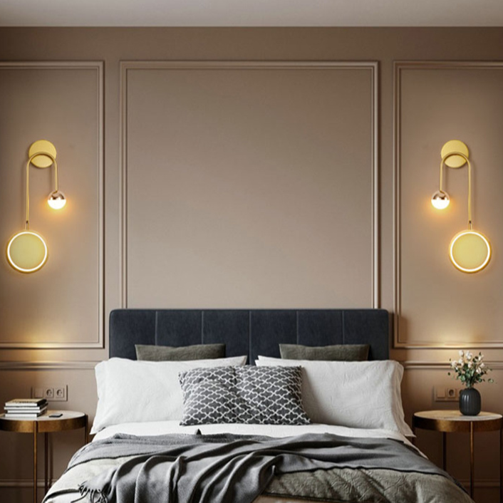 Kinkiet LED Ścienny | Lampa Do Sypialni-Wall Light-Polizatto