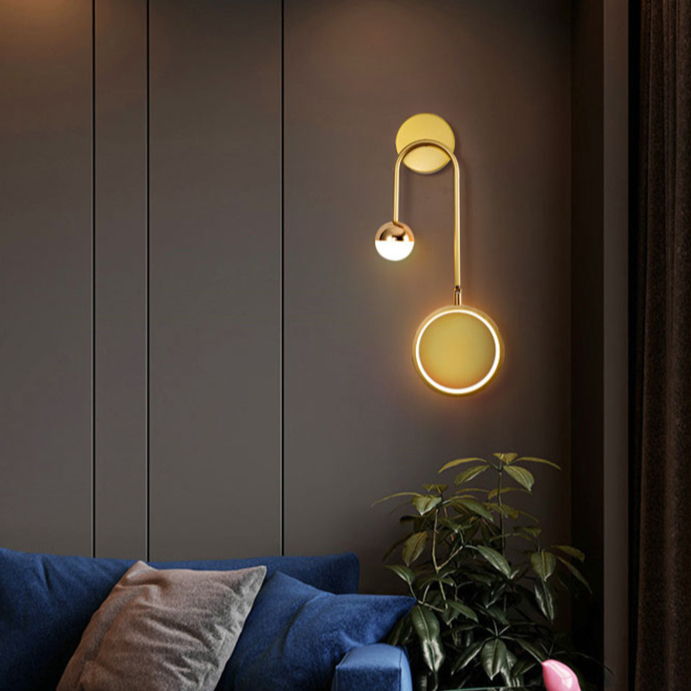 Kinkiet LED Ścienny | Lampa Do Sypialni-Wall Light-Polizatto