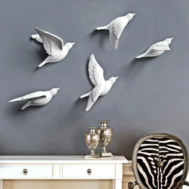 Dekoracje Na Ścianę Ptaki | Ozdoby Do Salonu-Home Decor-Polizatto