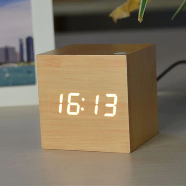Elektroniczny Zegar LED | Zegar Stołowy-Desk Clock-Polizatto