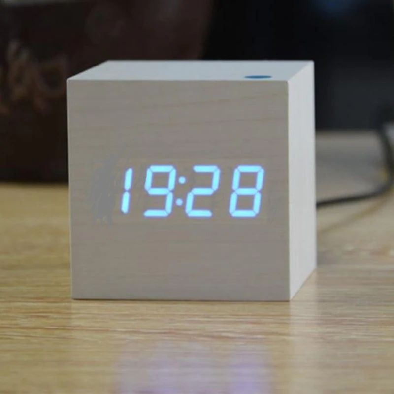Elektroniczny Zegar LED | Zegar Stołowy-Desk Clock-Polizatto