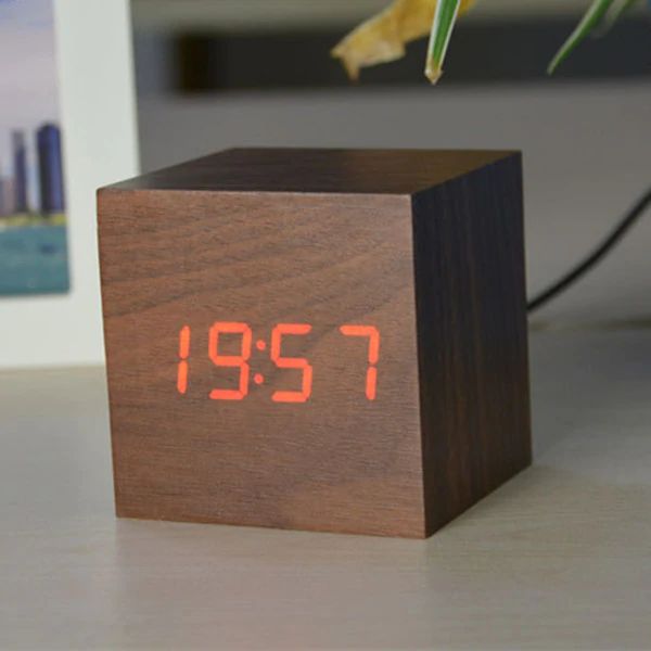 Elektroniczny Zegar LED | Zegar Stołowy-Desk Clock-Polizatto