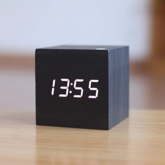 Elektroniczny Zegar LED | Zegar Stołowy-Desk Clock-Polizatto