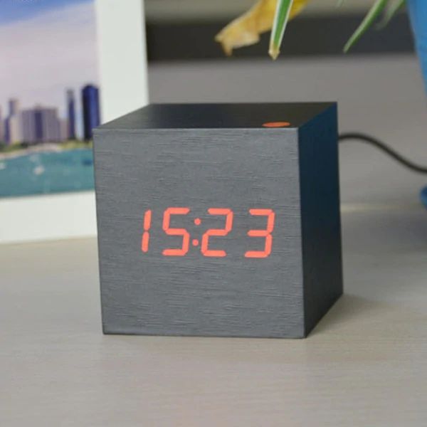 Elektroniczny Zegar LED | Zegar Stołowy-Desk Clock-Polizatto