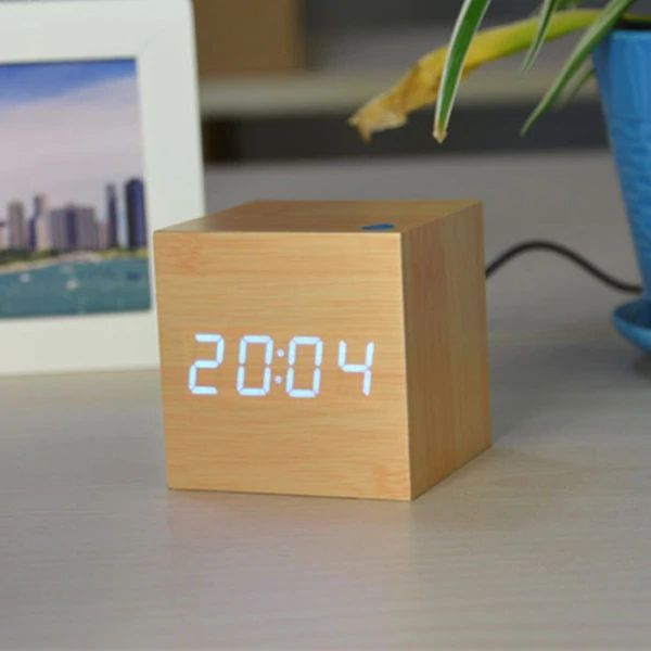 Elektroniczny Zegar LED | Zegar Stołowy-Desk Clock-Polizatto