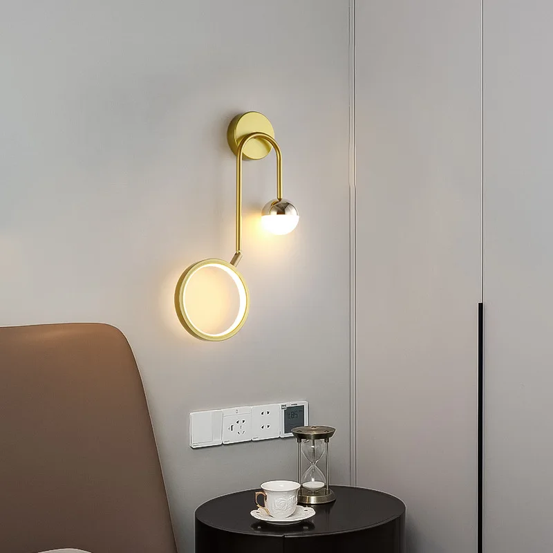 Kinkiet LED Ścienny | Lampa Do Sypialni-Wall Light-Polizatto