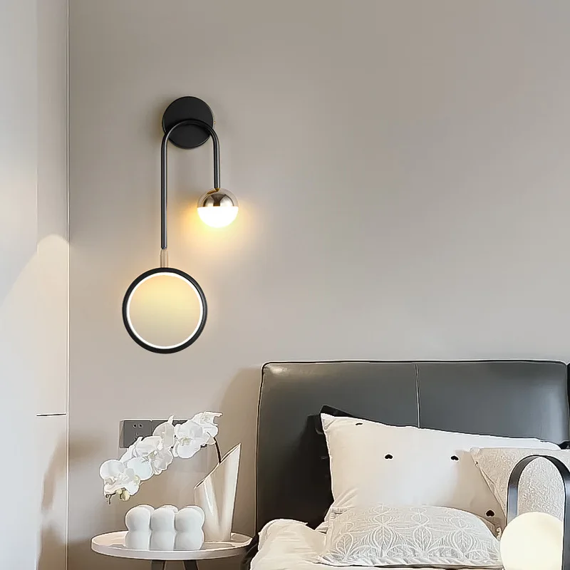 Kinkiet LED Ścienny | Lampa Do Sypialni-Wall Light-Polizatto