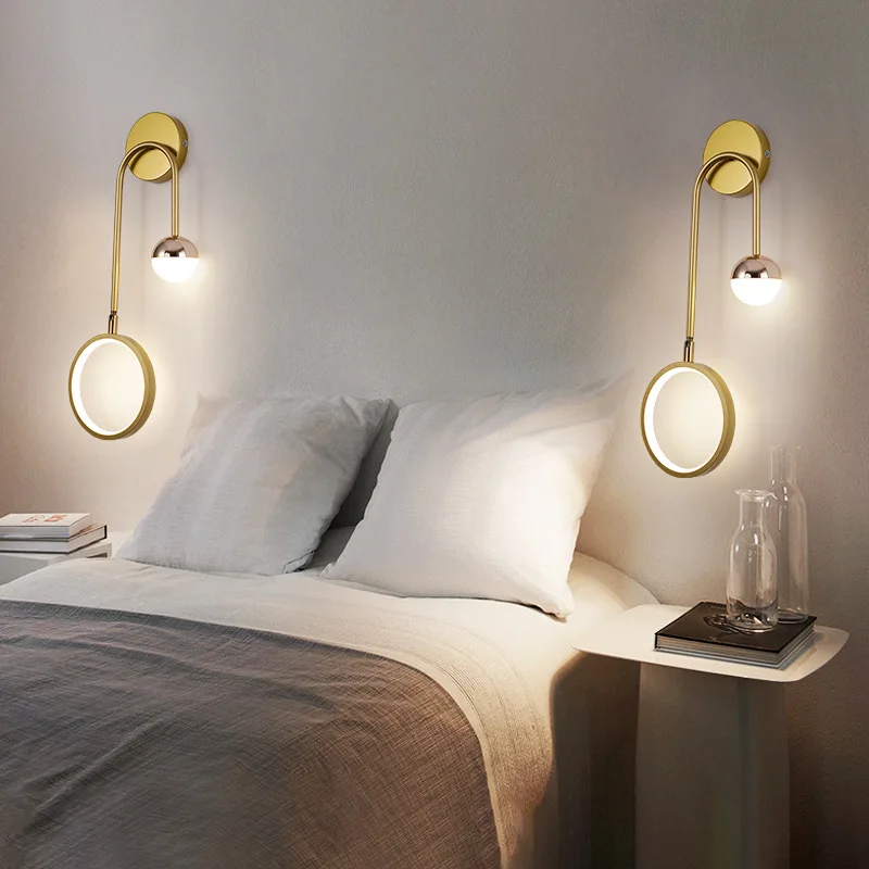 Kinkiet LED Ścienny | Lampa Do Sypialni-Wall Light-Polizatto
