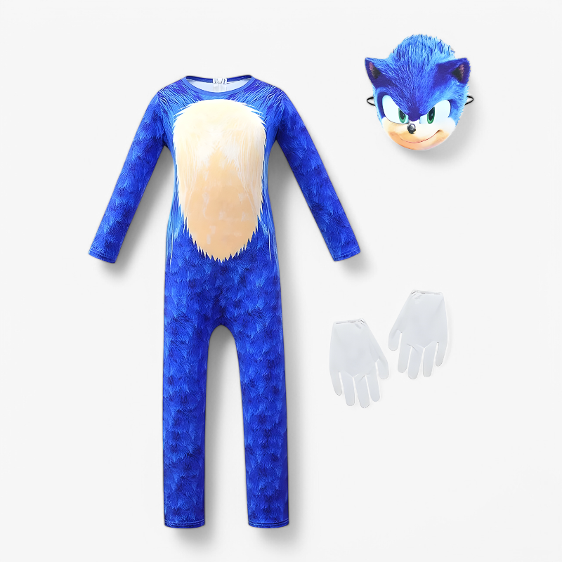 Strój Sonic | Strój Na Karnawał Dla Dzieci-Kids Costume-Polizatto