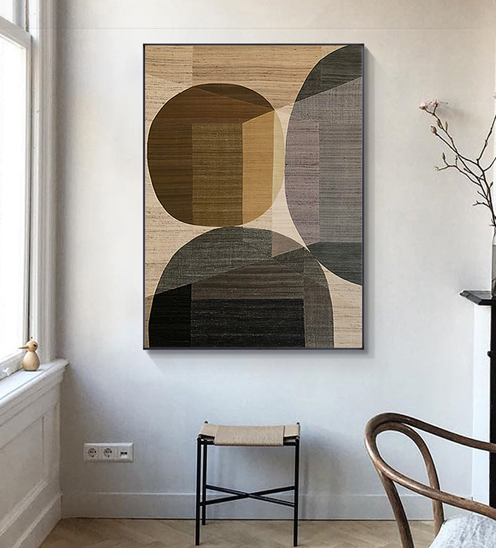 Obraz Abstrakcyjny Do Salonu | Dekoracja Ścienna-Painting-Polizatto