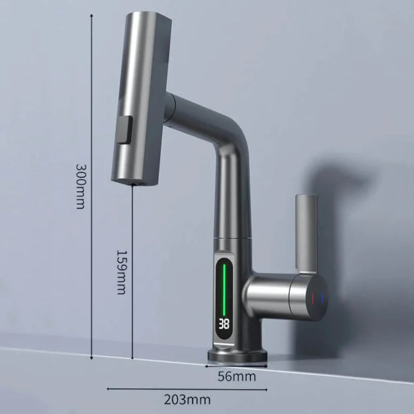 Bateria Kuchenna | Bateria Kuchenna Z Wyciąganą Wylewką-Faucet-Polizatto
