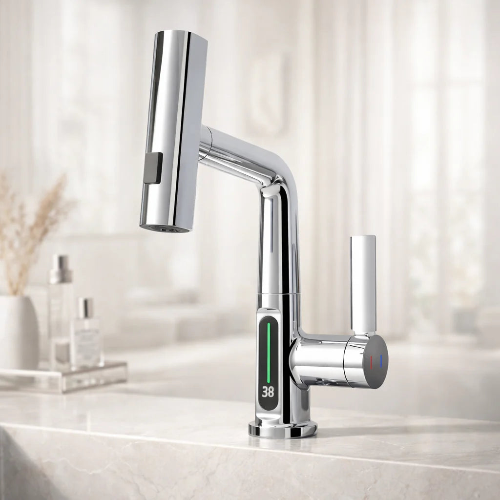 Bateria Kuchenna | Bateria Kuchenna Z Wyciąganą Wylewką-Faucet-Polizatto