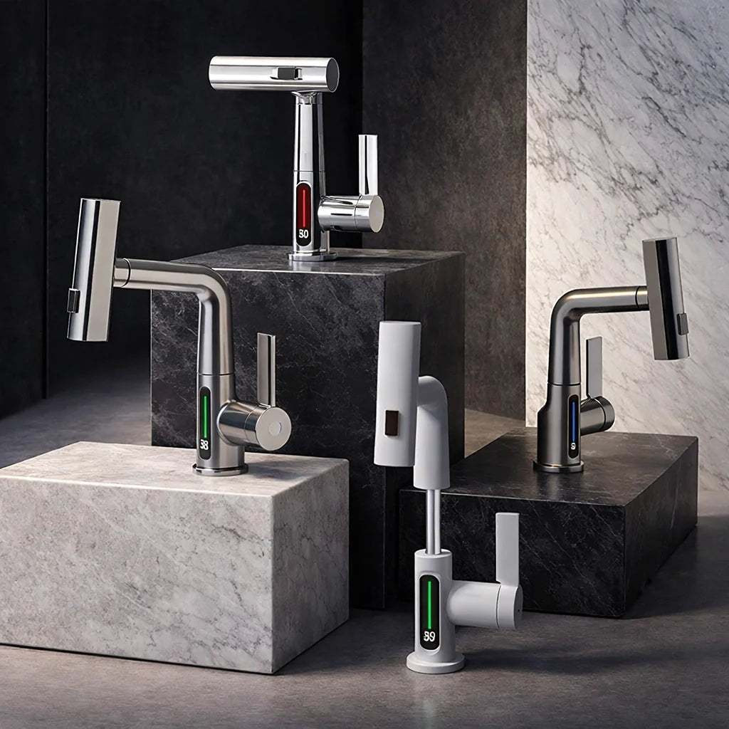 Bateria Kuchenna | Bateria Kuchenna Z Wyciąganą Wylewką-Faucet-Polizatto